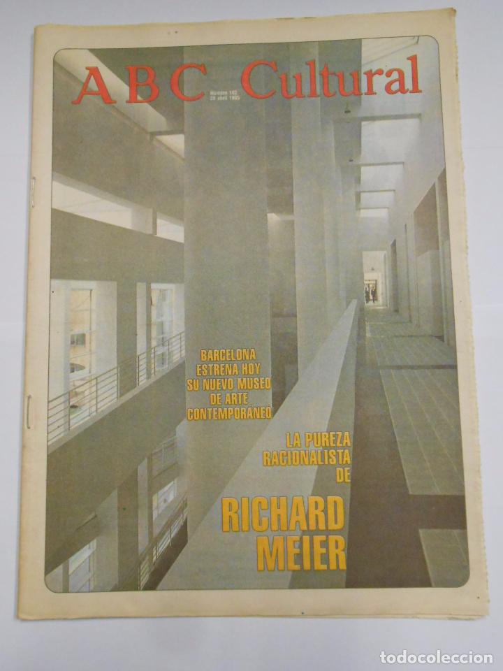 Coleccionismo de revistas y peri&oacute;dicos: ABC CULTURAL N&ordm; 182. 28 DE ABRIL DE 1995. LA PUREZA RACIONALISTA DE RICHARD MEIER TDKR24
