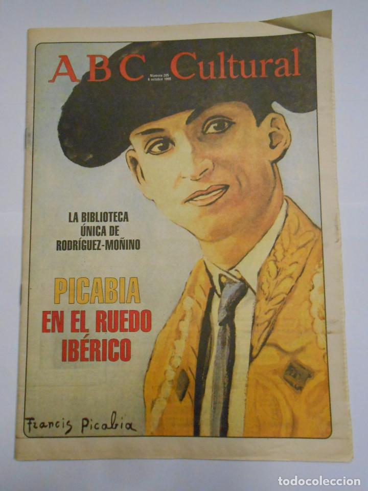 Coleccionismo de revistas y peri&oacute;dicos: ABC CULTURAL N&ordm; 205. 6 DE OCTUBRE 1995 BIBLIOTECA DE RODRIGUEZ-MO&Ntilde;INO. PICABIA RUEDO IBERICO TDKR24