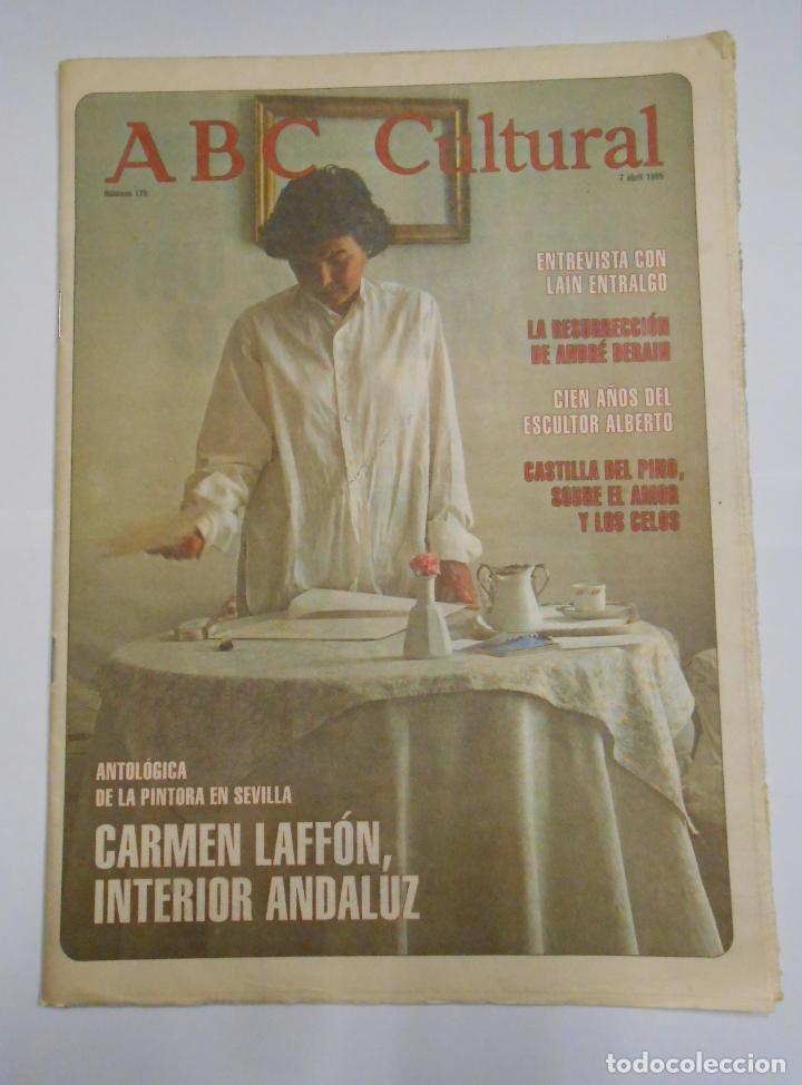 Coleccionismo de revistas y peri&oacute;dicos: ABC CULTURAL N&ordm; 179. 7 DE ABRIL DE 1995. ENTREVISTA LAIN ENTRALGO. CASTILLA DEL PINO. TDKR24