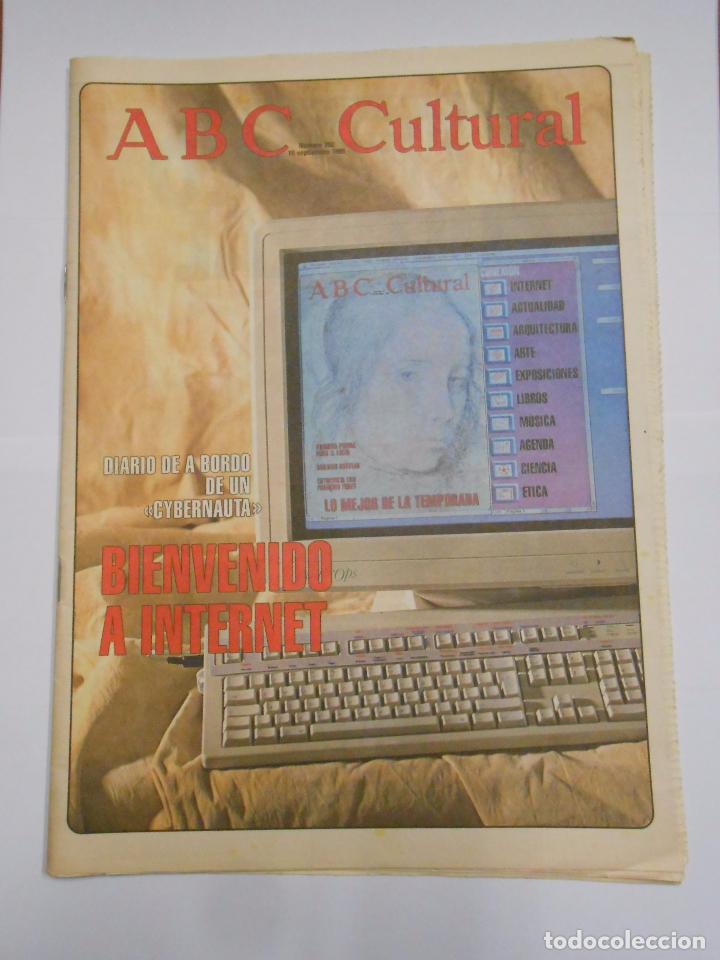 Coleccionismo de revistas y peri&oacute;dicos: ABC CULTURAL N&ordm; 202. 15 DE SEPTIEMBRE 1995 BIENVENIDO INTERNET. TDKR24