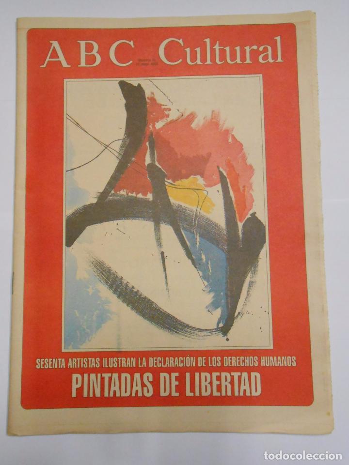 Coleccionismo de revistas y peri&oacute;dicos: ABC CULTURAL N&ordm; 31. 31 DE MAYO DE 1993. PINTADAS DE LIBERTAD. DECLARACION DERECHOS HUMANOS. TDKR24