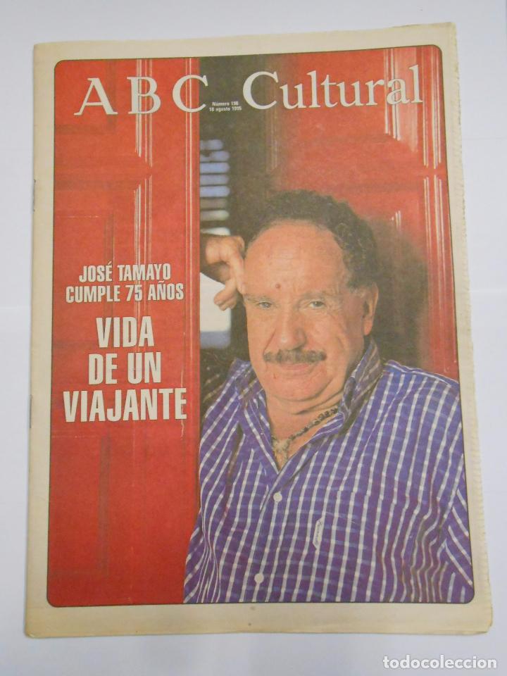 Coleccionismo de revistas y peri&oacute;dicos: ABC CULTURAL N&ordm; 198. 18 DE AGOSTO DE 1995 JOSE TAMAYO CUMPLE 75 A&Ntilde;OS. VIDA DE UN VIAJANTE.  TDKR24
