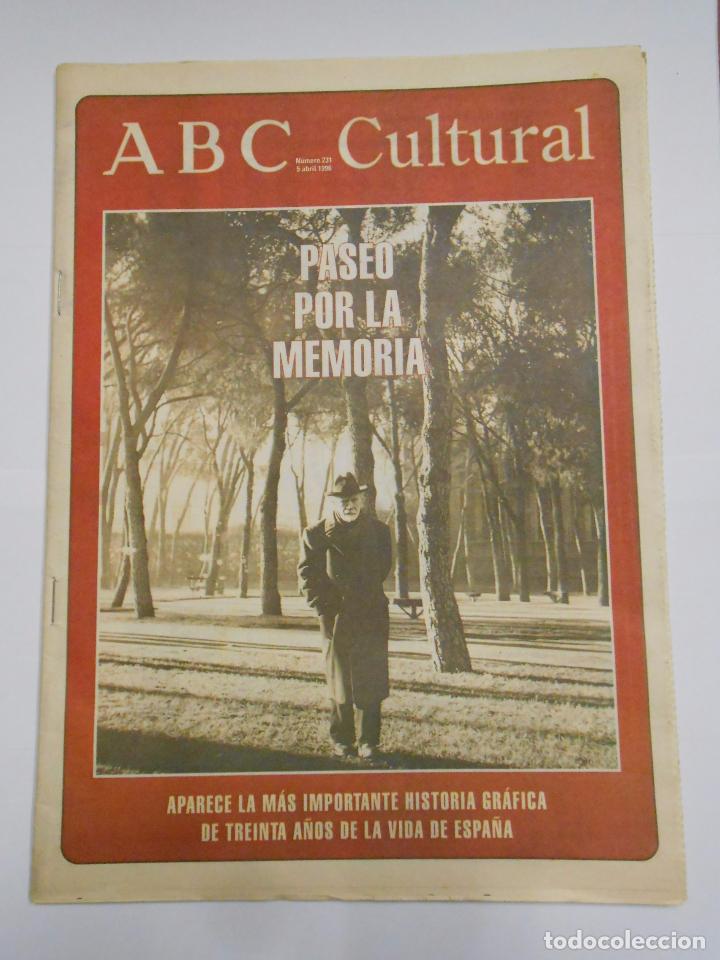 Coleccionismo de revistas y peri&oacute;dicos: ABC CULTURAL N&ordm; 231. 5 DE ABRIL DE 1996. PASEO POR LA MEMORIA DE ESPA&Ntilde;A. TDKR24