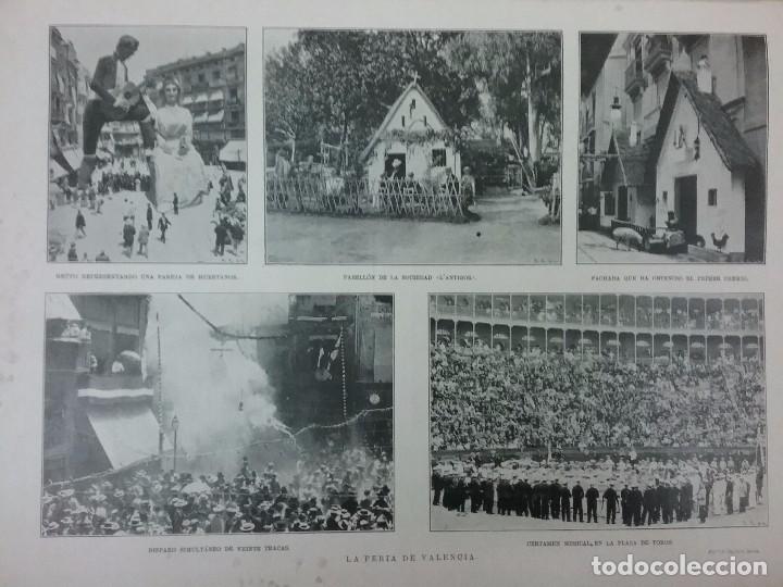 Coleccionismo de revistas y peri&oacute;dicos: LA FERIA DE VALENCIA A&Ntilde;O 1903.PABELL&Oacute;N SOCIEDAD L'ANTIGOR.TRACAS