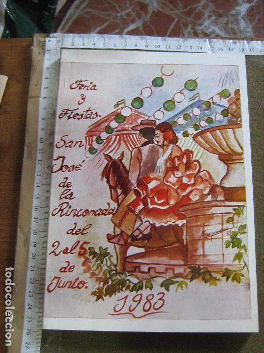 Coleccionismo de Revistas y Peri&oacute;dicos: REVISTA O PROGRAMA DE LA FERIA Y FIESTAS DE SAN JOSE DE LA RICONADA DEL A&Ntilde;O 1983