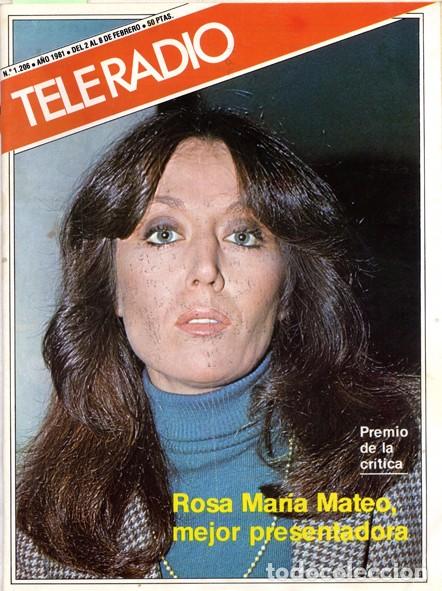 Revista tele radio n. 1206. 02/02/1981. rosa ma - Comprar 