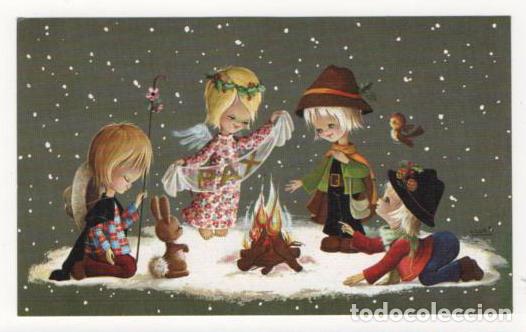 Colecionismo de Revistas e Jornais: TARJETA NAVIDAD SIMPLE ESCRITA