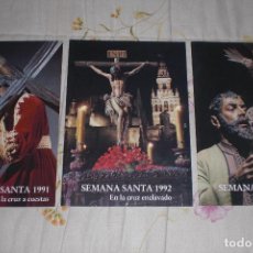 Coleccionismo de Revistas y Periódicos: LOTE 3 REVISTAS SEMANA SANTA SEVILLA 1991 1992 Y 1993.. Lote 63450788