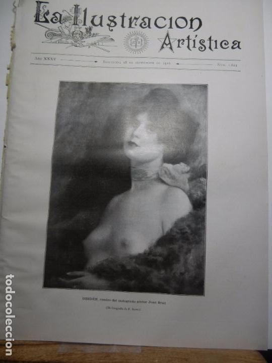 Collezionismo di Riviste e Giornali: REVISTA LA ILUSTRACION ARTISTICA A&Ntilde;O XXXV BARCELONA 18 DE SEPTIEMBRE DE 1916 N&Uacute;M. 1812.