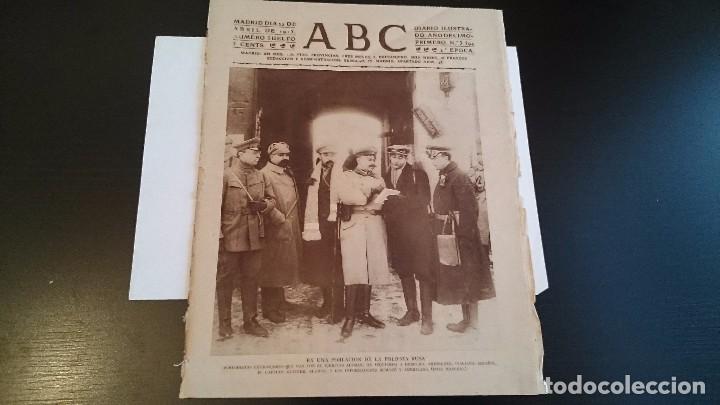 Coleccionismo de Revistas y Peri&oacute;dicos: ABC DIARIO ILUSTRADO 22 ABRIL DE 1915 NUM 3594 - PRIMERA GUERRA MUNDIAL - EL DISCURSO DE MAURA