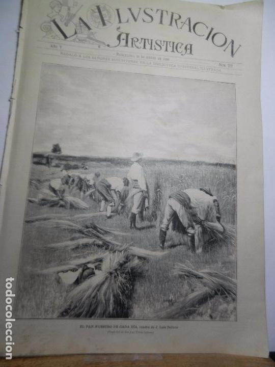 Collection Magazines and Newspapers: REVISTA LA ILUSTRACION ARTISTICA A&Ntilde;O V BARCELONA 18 DE ENERO DE 1886 N&Uacute;M. 212.