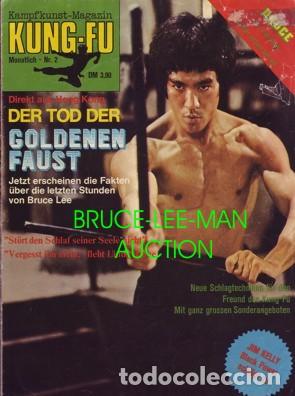 Coleccionismo de Revistas y Peri&oacute;dicos: BLPM-049 BRUCE LEE KAMPFKUNST MAGAZIN -KUNG FU MONATLICH N&ordm; 2- 1970&acute;s REVISTA ALEMANA CON POSTER