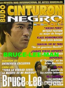 Coleccionismo de Revistas y Peri&oacute;dicos: BLM-002 BRUCE LEE MAGAZINE CINTURON NEGRO N&ordm; 128 - 2001. ENTER THE DRAGON COVER. RARE.