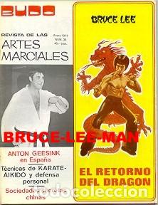 Coleccionismo de Revistas y Peri&oacute;dicos: BLM-066 BRUCE LEE 1977 MAGAZINE -BUDO- N&ordm; 36. REVISTA DE ARTES MARCIALES.  RARE.