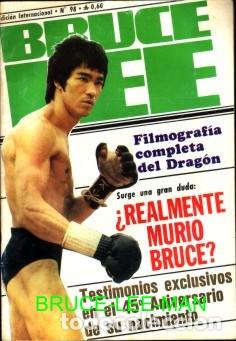 Coleccionismo de Revistas y Peri&oacute;dicos: BLM-088 BRUCE LEE NOVEMBER 1985 MAGAZINE -BRUCE LEE, EL PEQUE&Ntilde;O DRAGON- N&ordm; 98. RARE.