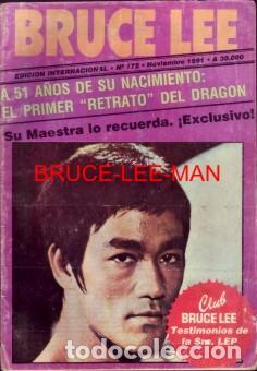 Coleccionismo de Revistas y Peri&oacute;dicos: BLM-102 BRUCE LEE NOVEMBER 1991 MAGAZINE -BRUCE LEE, EL PEQUE&Ntilde;O DRAGON- N&ordm; 172. RARE.