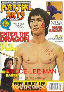 Coleccionismo de Revistas y Peri&oacute;dicos: BLM-135 BRUCE LEE JAN. 1996 ENGLISH MAGAZINE -MARTIAL ARTS ILLUSTRATED- VOL.8 N&ordm; 8. -ENTER- COVER.