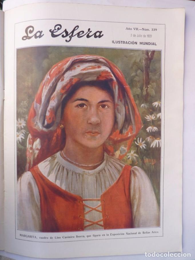 Collection Magazines and Newspapers: LA ESFERA. A&Ntilde;O VII. N&ordm; 339. 3 JULIO 1920. PORTADA LINO CASIMIRO, VIEJO Y LA COCINERA