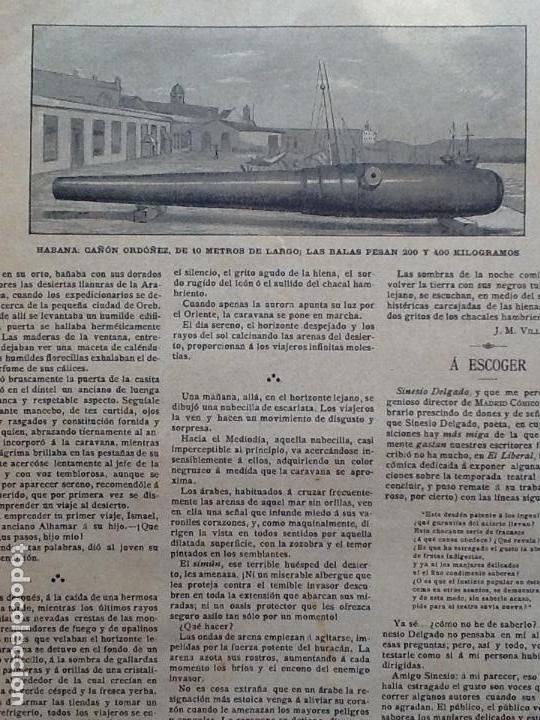 Coleccionismo de Revistas y Peri&oacute;dicos: CA&Ntilde;&Oacute;N ORD&Oacute;&Ntilde;EZ A&Ntilde;O 1896.