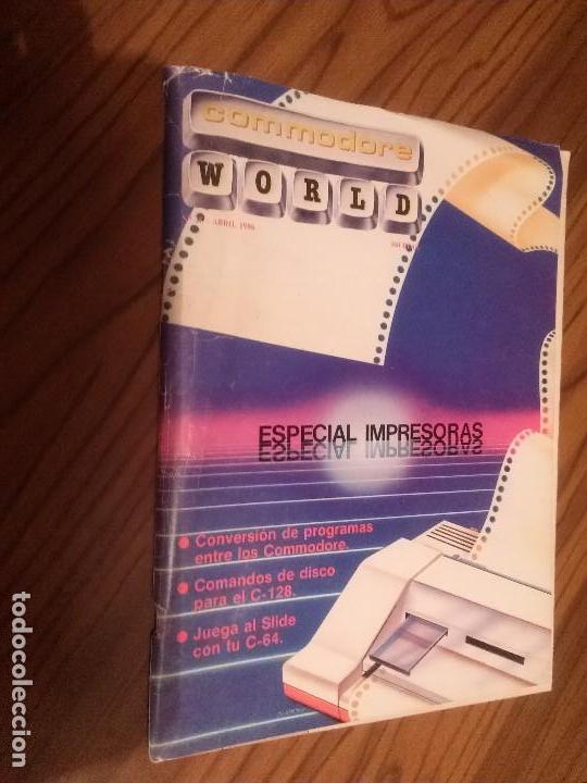 Sammeln von Zeitschriften und Zeitungen: COMMODORE WORLD 25. GRAPA. ABRIL DE 1986. INFORM&Aacute;TICA VINTAGE. SEPARADA UN POCO DE GRAPAS caj. 95