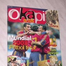 Coleccionismo de Revistas y Periódicos: OKAPI ES MÁS Nº 8. BAYARD, 2002. CÓMIC: TOM SAWYER, MARK TWAIN. THORGAL. MUNDIAL 2002. BUFFALO BILL