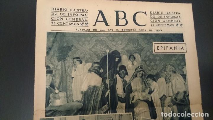 Collezionismo di Riviste e Giornali: ABC DIARIO ILUSTRADO NUM 11191 MADRID 7 ENERO 1942 EPIFAN&Iacute;A EN GETAFE - SEGUNDA GUERRA MUNDIAL