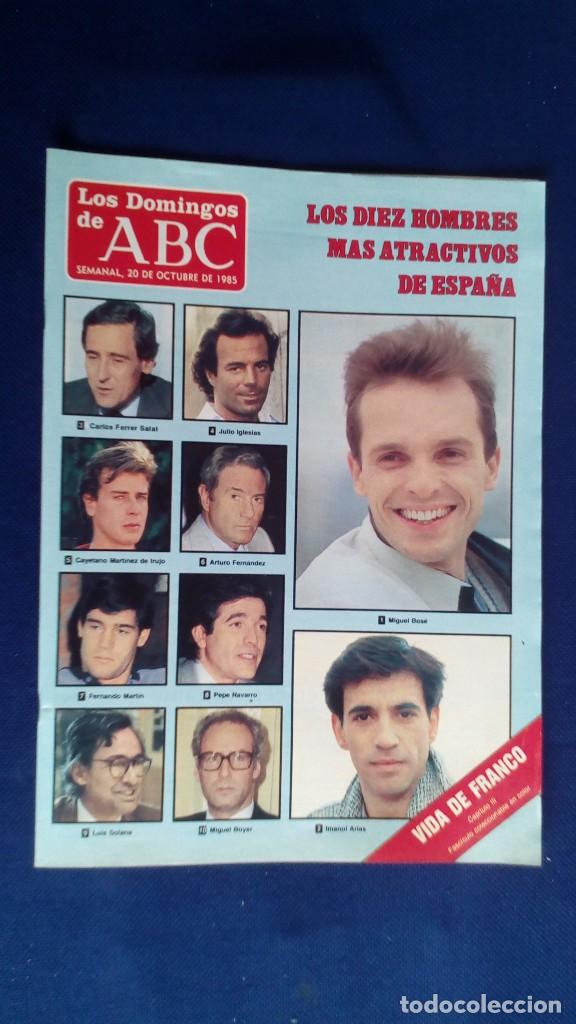 Collezionismo di Riviste e Giornali: LOS DOMINGOS DE ABC - LOS DIEZ HOMBRES MAS ACTIVOS DE ESPA&Ntilde;A - A&Ntilde;O 1985 / BUEN ESTADO