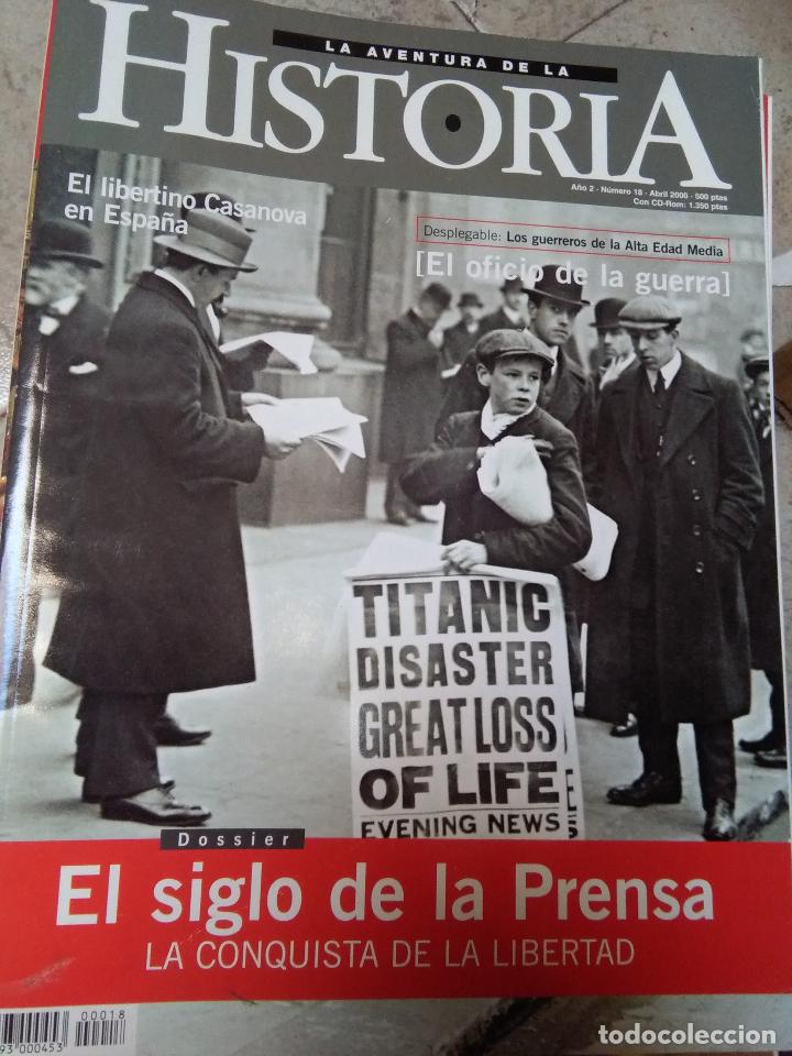 Coleccionismo de Revistas y Peri&oacute;dicos: la aventura de la historia 18. PRENSA. CASANOVA. DESPLEGABLE GUERREROS EDAD MEDIA