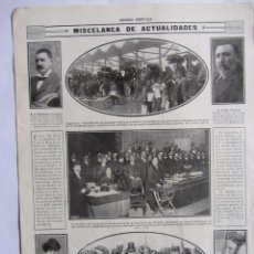 Coleccionismo de Revistas y Periódicos: RECORTE MUNDO GRAFICO 1915 ALGECIRAS. VALLADOLID ASAMBLEA AGRICULTORES. MALAGA. VAR2015