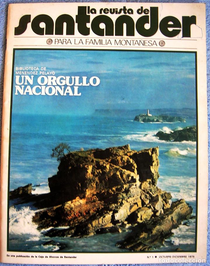 Coleccionismo de Revistas y Peri&oacute;dicos: LA REVISTA DE SANTANDER -OCT.1975 - SANTANDER EN LOS SELLOS, BIBLIOTECA MENENDEZ PELAYO, ...