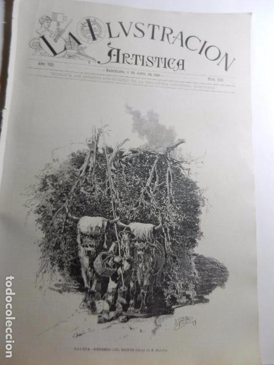 Collection Magazines and Newspapers: REVISTA LA ILUSTRACION ARTISTICA A&Ntilde;O VIII BARCELONA 8 DE ABRIL DE 1889 N&Uacute;M. 380.