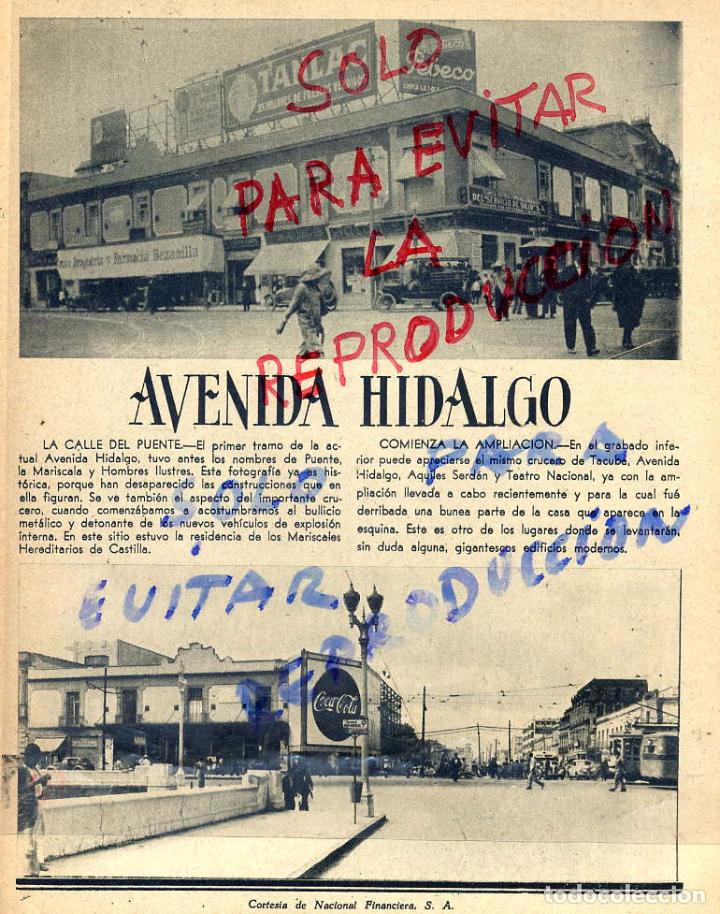 Collectionnisme de Revues et Journaux: MEXICO 1945 AVENIDA HIDALGO 7 HOJAS LIBRO