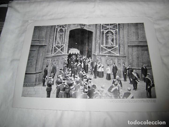 Coleccionismo de Revistas y Peri&oacute;dicos: LA SEMANA GRANDE DE SAN SEBASTIAN LA CORTE SALIENDO DE SANTA MARIHOJA DE REVISTA BLANCO Y NEGRO 1916