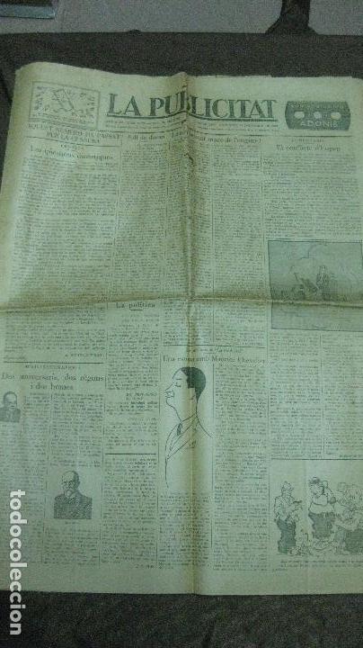 Collectionnisme de Revues et Journaux: LA PUBLICITAT. 30 OCTUBRE  1927. I EXPOSICIO DE LA INDUSTRIA HOTELERA I DE L'ALIMENTACIO.