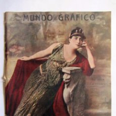 Coleccionismo de Revistas y Periódicos: RECORTE PORTADA MUNDO GRAFICO 1915 (SOLO PORTADA) MME VEBER