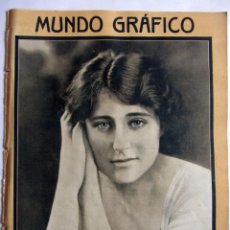 Coleccionismo de Revistas y Periódicos: RECORTE PORTADA MUNDO GRAFICO 1915 (SOLO PORTADA) FOTO CÁMARA