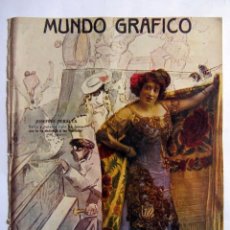 Coleccionismo de Revistas y Periódicos: RECORTE PORTADA MUNDO GRAFICO 1915 (SOLO PORTADA) JOSEFINA PERALTA