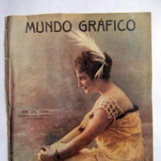 Coleccionismo de Revistas y Periódicos: RECORTE PORTADA MUNDO GRAFICO 1915 (SOLO PORTADA) IRENE LOPEZ HEREDIA