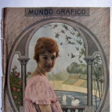 Coleccionismo de Revistas y Periódicos: RECORTE PORTADA MUNDO GRAFICO 1915 (SOLO PORTADA) MARGUERITE COURTOT