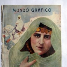 Coleccionismo de Revistas y Periódicos: RECORTE PORTADA MUNDO GRAFICO 1915 (SOLO PORTADA) LOLA CRESPO
