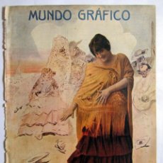 Coleccionismo de Revistas y Periódicos: RECORTE PORTADA MUNDO GRAFICO 1915 (SOLO PORTADA) JULIA PALACIOS JUDITH