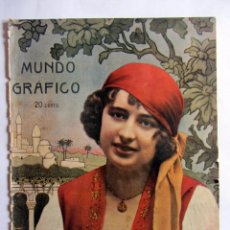 Coleccionismo de Revistas y Periódicos: RECORTE PORTADA MUNDO GRAFICO 1915 (SOLO PORTADA) RAFAELA G DE HARO