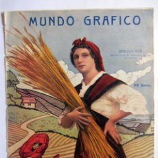 Coleccionismo de Revistas y Periódicos: RECORTE PORTADA MUNDO GRAFICO 1915 (SOLO PORTADA) MARIA LUISA ACEÑA