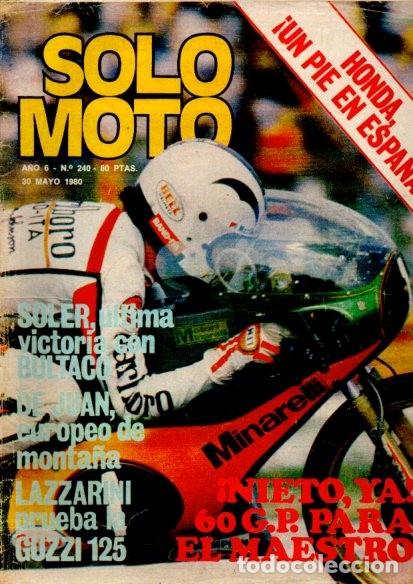Coleccionismo de Revistas y Peri&oacute;dicos: SOLO MOTO - N&ordm; 240 - MAYO 1980