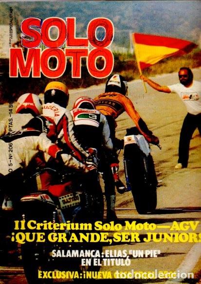 Coleccionismo de Revistas y Peri&oacute;dicos: SOLO MOTO - N&ordm; 206 - SEPTIEMBRE 1979