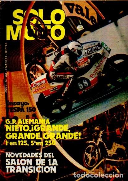 Coleccionismo de Revistas y Peri&oacute;dicos: SOLO MOTO - N&ordm; 284 - MAYO 1981