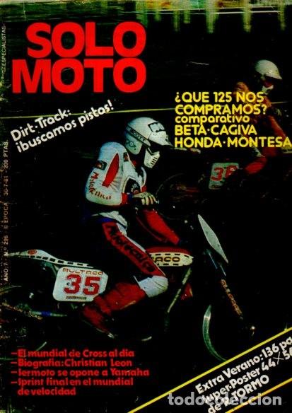 Coleccionismo de Revistas y Peri&oacute;dicos: SOLO MOTO - N&ordm; 296 - EXTRA VERANO 1981