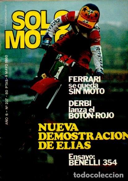 Coleccionismo de Revistas y Peri&oacute;dicos: SOLO MOTO - N&ordm; 237 - MAYO 1980