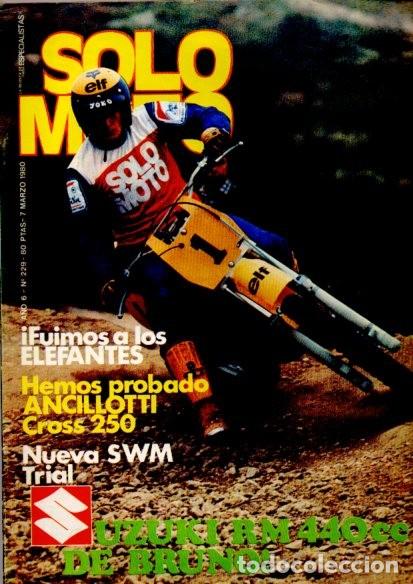 Coleccionismo de Revistas y Peri&oacute;dicos: SOLO MOTO - N&ordm; 229 - MARZO 1980
