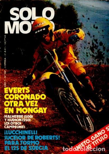 Coleccionismo de Revistas y Peri&oacute;dicos: SOLO MOTO - N&ordm; 297 - AGOSTO 1981